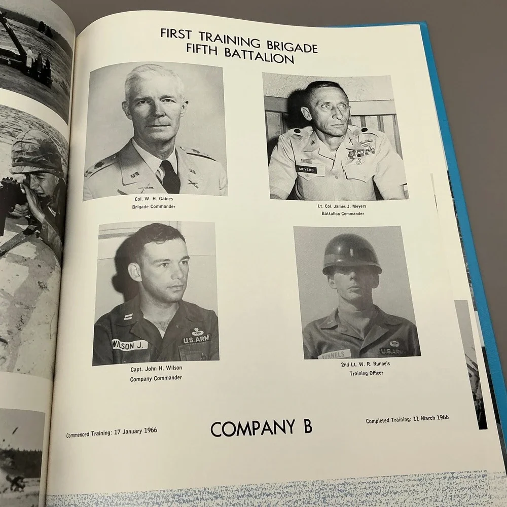 1960s US Army Fort Jackson Yearbook Company B 5th Battalion 1st Brigade Infantry